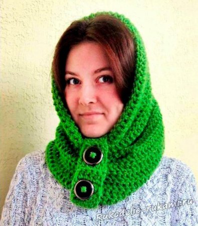 Женский снуд крючком